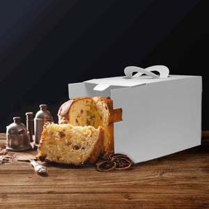 Caja modificada. CHIC para panettone 23x23x21 cm - Personalizado con base completa - Sin asas - Product Image 5