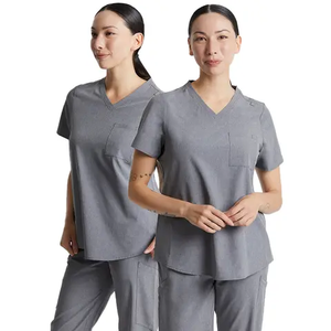 Conjuntos de uniformes médicos de salón de belleza de tela tejida uniformes médicos personalizados OEM al por mayor con logotipo - Product Image 1