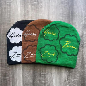 Gorro con estampado completo en rosa, suministro de fábrica, gorro de invierno de tendencia Y2K - Product Image 5