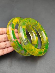 Bracelets en résine artificielle audacieuse avec texture de marbre métallique brillant faits à la main pour les soirées Glam Looks bas prix AALIYAN IMPEX - Product Image 5