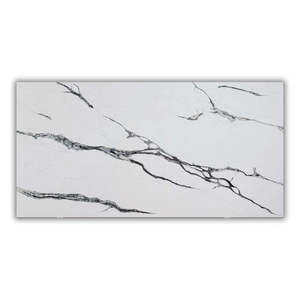 Grande dalle de quartz cristallin noir jade Unionstone, imperméable, design moderne pour application murale - Product Image 4