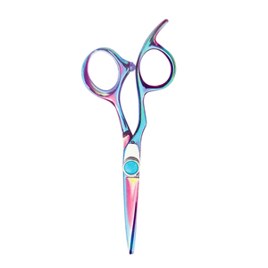 Tijeras de corte de pelo de la mejor calidad, tijeras de salón de belleza de acero inoxidable recubiertas de Color titanio con tornillo elegante - Product Image 5