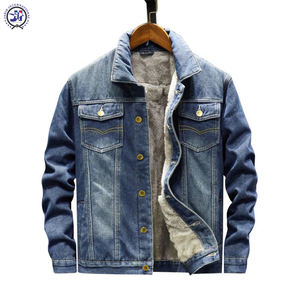 Chaqueta vaquera para hombre High Street hecha a medida, ecológica, a prueba de viento, transpirable, algodón, azul, invierno, de talla grande - Product Image 2