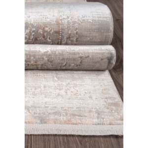 Netline Home Depot Beige Modern Area Rug MD003 Durable Synthetic 80x150cm 14.1kg Non-Shed Easy-Clean for Bedroom <b>Study</b> - Product Image 3