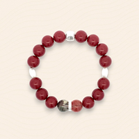 Bracelet unisexe en laiton pur à 100 % Montresor Infini Energy Flow Fire Purple Gold Sand Red Ghost Cornucopia Fengshui Crystal Blessing