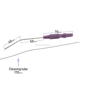 Tube d'aspiration Zoellner, instrument chirurgical ORL, manche en plastique, 85 mm, certifié CE Classe I ISO13485, World Precision Surgical - Product Image 4