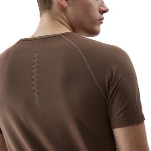 T-shirt de sport pour hommes, vente en gros, pas cher, pour fitness, course à pied, musculation, coupe slim, séchage rapide, super absorbant, pour la gym - Product Image 3