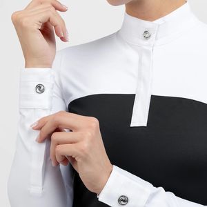 High Performance <b>Women's</b> Equestrian <b>Shirt</b> <b>Long</b> Sleeves Flexible Fit Custom Clothing Wholesale Baselayer Top Horse Riding <b>Shirts</b> - Product Image 6