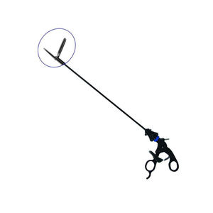 Instrument manuel laparoscopique à action simple, forceps fenestrés avec légers picots, alimentation manuelle, CE, Narham Enterprises - Product Image 6