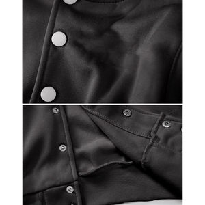 Vestes d'université pour femmes en gros avec conception personnalisée blousons d'aviateur pour femmes patchs brodés Streetwear et style collège - Product Image 6