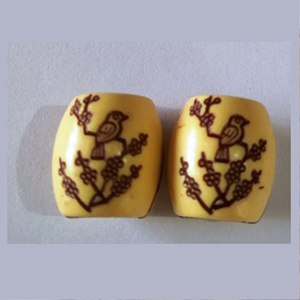 Cuentas de Madera Multicolores de 17 mm, Forma Redonda, Diseño de Corazón, Diseño Moderno de Pascua, Hechas a Mano, Decoración del Hogar India, Paquete de Varias Piezas - Product Image 6