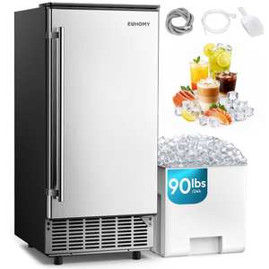 Máquina de Hielo Comercial Independiente Nueva, 440lbs/24H, Produce 70-90 lb de Hielo/Día, 160 Cubos de Hielo en 15 Minutos - Product Image 1