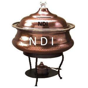 Shiny Polished Food Server Chafing DishWeddings Party Customized Chafing <b>Dish</b> With 2 Burner <b>Stand</b> Restaurant and Hotel Usage - Product Image 5