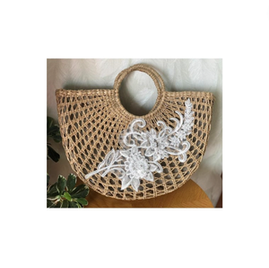 Sac à main fourre-tout en jacinthe d'eau écologique de haute qualité longue durée de vie pour l'été du Vietnam - Product Image 1