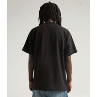Shaka Wear T-shirt surdimensionné en coton à manches tombantes imprimées dans le dos