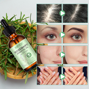 BIEYOC سيروم طبيعي عضوي للعلاج بالشعر منتجات العناية بالشعر زيت الروسماري لنمو الشعر - Product Image 6