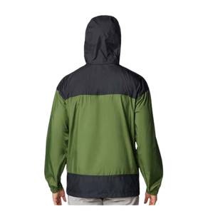 Veste coupe-vent légère en toile imperméable avec fermeture éclair, poches avant, style sportswear color block tendance pour homme - Product Image 2
