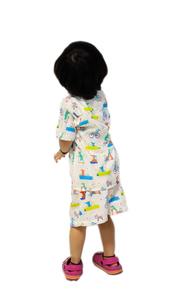 Ensembles de Vêtements Populaires en Poly Coton à Manches Courtes pour Garçons et Filles, 2 Pièces - Product Image 2