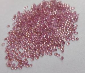 Turmalina Rosa natural 2mm Corte redondo facetado Super Buena calidad-Turmalina Rosa suelta facetada - Product Image 2