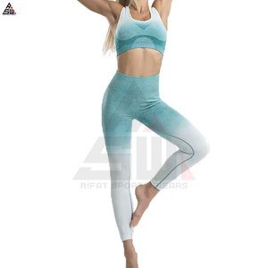 ชุดออกกำลังกายโยคะ ชุดกีฬาแห้งเร็ว เสื้อชั้นในกีฬาแบบไร้ตะเข็บสำหรับผู้หญิง ชุดโยคะฟิตเนส เลกกิ้ง ชุดออกกำลังกาย - Product Image 6