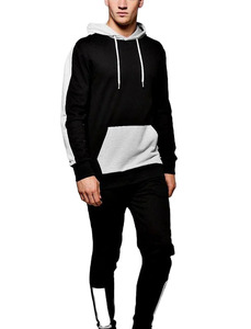 Ensemble de jogging d'hiver personnalisé pour hommes Vêtements de sport à capuche avec survêtement de couleur unie écologique chez SAMMY WEARS - Product Image 2