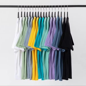 Gran oferta de fábrica, Camiseta 100% de algodón para hombre, camisetas transpirables con estampado personalizado para hombre - Product Image 1