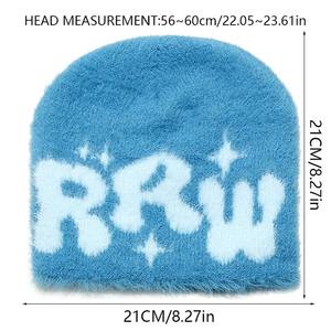 Customizable Winter Trawler Ski Hat Printed <b>Beanie</b> Skull Cap for Men and Women 3D Embroidery <b>Streetwear</b> Printed <b>Beanie</b> Hat - Product Image 5