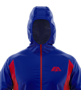 Men's High Quality 100% Polyester Rain Jacket Washable <b>Winter</b> <b>Sports</b> Wear Full Sleeve Hooded Water Resistance Puffer Jacket - Product Image 4