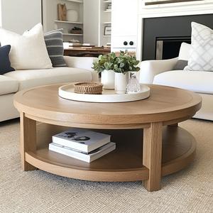 Table basse en bois construite en bois massif offrant une robustesse durable et une présence élégante dans le salon - Product Image 6