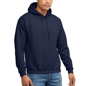 Jersey sólido de peso pesado para hombre, sudaderas con capucha OEM de algodón polar bordado, estampado personalizado, colores personalizados, Logo, ropa de calle, moda alta - Product Image 3
