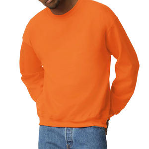 Al Aire Libre esencial otoño primavera moda de gran tamaño en blanco cuello redondo sudadera polar básicos sudadera vintage básicos polar - Product Image 3