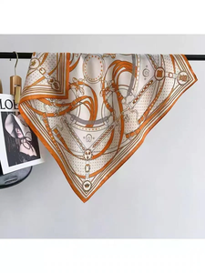 Tissu d'écharpe en satin doux imprimé sur mesure avec service de marquage OEM ODM pour la promotion d'entreprise, les événements et le marketing - Product Image 2