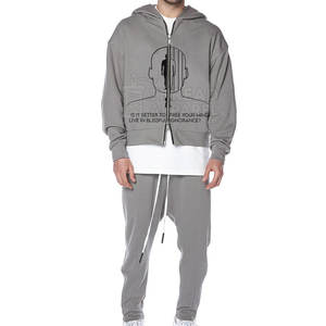 Survêtements d'hiver personnalisés à capuche, 100% coton, broderie, fabrication pakistanaise, vente en gros - Product Image 1