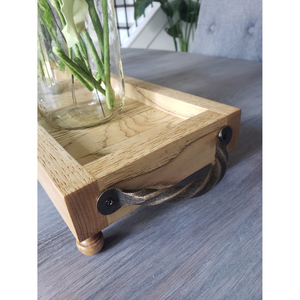 Bandeja de madera para servir de la mejor calidad, forma larga con asa, bandeja de cena de estilo Vintage, cocina casera, platos únicos para servir, nuevo diseño - Product Image 3