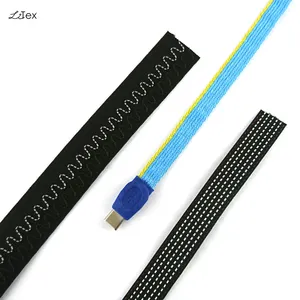 Cable eléctrico fino flexible de PVC cubierto de tela