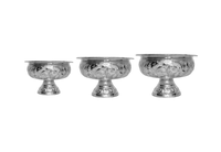 Elegante Tazón de Servir de Aluminio Hecho a Mano y Personalizado, Apto para Lavavajillas, Duradero, No Tóxico, Arte Moderno, Estilo Antiguo para Mesa
