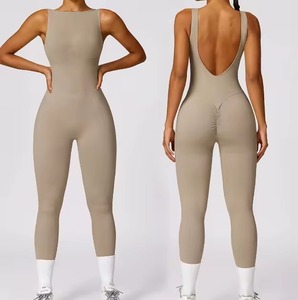 Leggings de Entrenamiento Onesie para Mujer, Ropa de Fitness y Yoga para Gimnasio en Casa, Conjunto de Yoga sin Costuras - Product Image 1