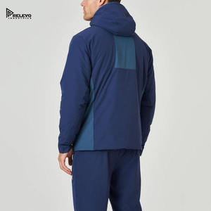 Conjuntos Deportivos de Dos Piezas para Hombre, Cortavientos Grueso, Ecológico, Color Gris Liso, para Entrenamiento al Aire Libre, Hecho en Pakistán - Product Image 4