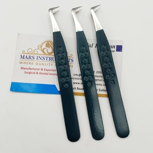 Pinzas para Extensiones de Pestañas con Diseño de Corazón de 90 Grados, Acero Inoxidable Japonés - Product Image 6