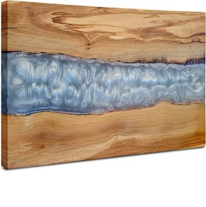 Tabla de cortar de madera epoxi, producto en oferta, tabla de cortar de olas oceánicas para cocina, restaurante, tabla de cortar frutas y verduras - Product Image 2