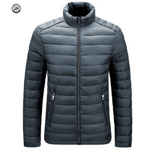 Abrigo acolchado de invierno de fabricante OEM MOQ bajo Suministro de EE. UU. Chaqueta acolchada personalizada para hombres Material de concha Poliéster Relleno Algodón 280 Soporte - Product Image 3