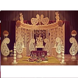 Décoration de scène de mariage indien tendance et inspirante, événement classique, scène de mariage sud-indienne, scène de mariage sud-indienne USA - Product Image 1