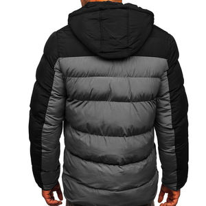 Venta al por mayor caliente de alta calidad de moda de tallas grandes de los hombres de gran tamaño de invierno gris Puffer Chaquetas de alta calidad - Product Image 2