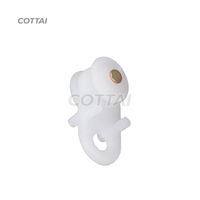 Componentes de Riel de Cortina de Aluminio Blanco