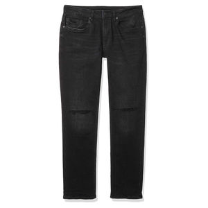 กางเกงยีนส์คลาสสิกกางเกงแฟชั่นยืดทรงตรงลำลองขายร้อนออกแบบได้ตามสบาย - Product Image 1