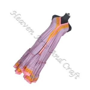 SD007 indien pakistanais soie Saree/Shari Hippy Boho vente en gros vêtements traditionnels nouveau coton Vintage avec une nouvelle touche Vintage - Product Image 3