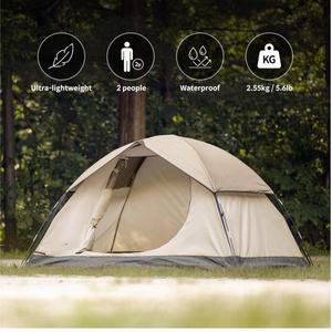 Tenda Pop-Up da 2 uomini, tende da campeggio a cupola impermeabile per due persone/adulti, piccola tenda da spiaggia leggera e compatta, facile da installare - Product Image 4