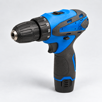 Perceuse sans fil à balais 12V T1-SDZ33 avec mandrin de 10 mm et 2 batteries de 1,5 Ah pour percer et vissage