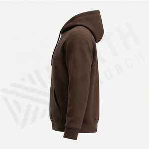 Sudadera con Capucha Extra Grande Personalizada para Parejas, Sudadera de Felpa de Algodón a Juego, Bordado, Diseño Liso Teñido, Regalos de Otoño Personalizados - Product Image 3