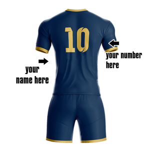 Uniforme de fútbol profesional para hombre, camiseta de fútbol con sublimación de nombre personalizado para entrenamiento de equipo, nueva ropa de Fútbol Profesional - Product Image 5